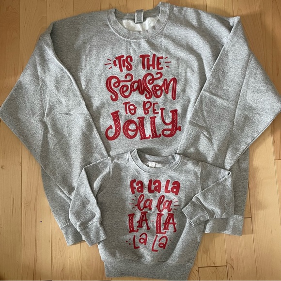 Tops - Mommy & Me Matching Christmas Sweatshirts